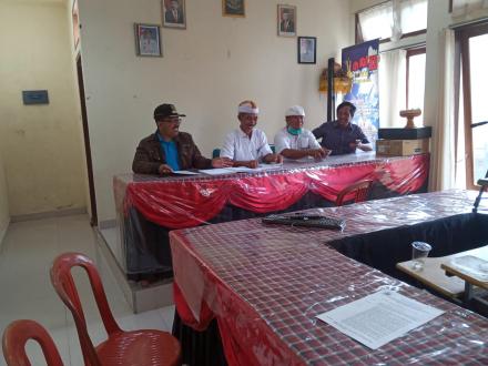 Rapat Koordinasi Anggota Posko Penanganan Covid-19 Terpadu Desa Sepang, Berikut Himbauannya!